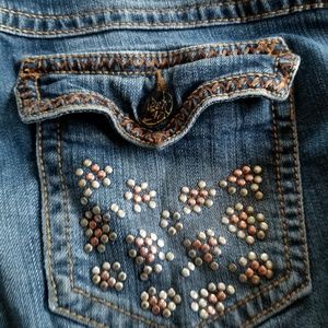 Rock  47 Wrangler women's 13/14 34" inseam